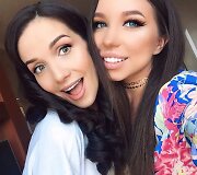 Vizažo meistrė Sonya Miro su garsia aktore Natalia Oreiro