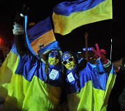 Protestuotojai Kijeve 