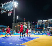 Europos žaidynės. Krep&scaron;inis 3x3. Lietuva &ndash; Serbija