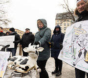 Pienininkų protestas prie Vyriausybės