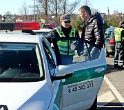 Vairuotojų blaivumo patikrinimas Panevėžyje