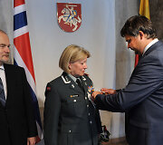 Norvegijos gynybos ata&scaron;ė Lietuvai pasikeitimo ceremonija