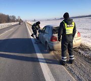 Policijos pagalba vairuotojai
