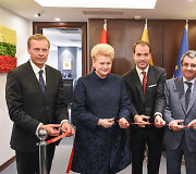 Prezidentė D.Grybauskaitė atidarė Lietuvos garbės konsulatą Stambule