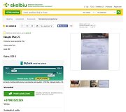 Skelbimas apie parduodamą kompiuterį