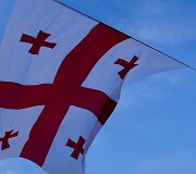 Batumyje į dangų kilo Gruzijos vėliava