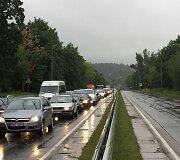 Trečiadienio popietės lietus Vilniuje