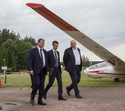  Premjeras S. Skvernelis lankėsi Paluknio aerodrome