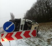 Avarija Pasvalio rajone (Indrės K. nuotr.)