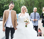 Violetos Tara&scaron;kevič ir Augustino Paulionio vestuvių akimirka