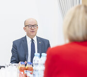 Lenkijos ambasadorius Lietuvoje Konstanty Radziwiłł susitiko su  Lietuvos užsienio reikalų viceministre Jovita Neliup&scaron;iene