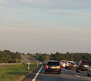 Kam&scaron;tis autostradoje prie&scaron; Kryžkalnį