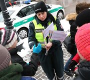Policijos akcijos Tel&scaron;iuose akimirka
