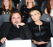 Oskaras Kor&scaron;unovas su drauge Monika Dirsyte