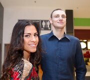 Mindaugas Katelynas su žmona