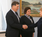 Dalia Grybauskaitė, Algirdas Butkevičius, ir Loreta Graužinienė
