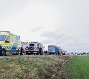 Sunkvežimio gaisras Kėdainių rajone