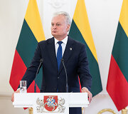Gitano Nausėdos ir Albanijos Prezidento Bajram Begaj spaudos konferencija