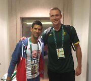 Novakas Džokovičius ir Robertas Javtokas