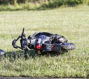 Motorolerio ir automobilio avarija Vilniuje