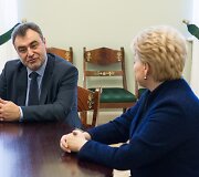 Egidijus Kūris ir Dalia Grybauskaitė