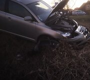 Girto vairuotojo &bdquo;Toyota&ldquo; nulėkė nuo kelio Tauragėje