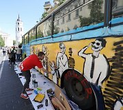 Vilniuje vyko atsisveikinimas su senaisiais autobusais