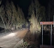 Sekmadienio vakarą vanduo ėmė semti Žalgirių kaimą