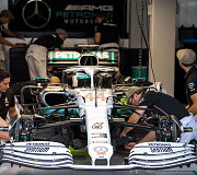 &bdquo;Mercedes&ldquo; komandos bolidų specialus dažymas F1 Vokietijos GP