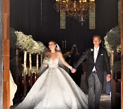 &bdquo;Swarovski&ldquo; paveldėtojos Victorios Swarovski vestuvių akimirka