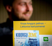 Dovydo Pancerovo knygos &bdquo;Kiborgų žemė&ldquo; pristatymas Vilniaus knygų mugėje