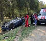 Avarija netoli Trakų Vokės