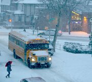 Mokyklinis autobusas Niujorke