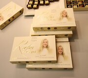 Rūta Meilutytė pristatė savo vardo saldainius &bdquo;Rūtos auksas&ldquo;