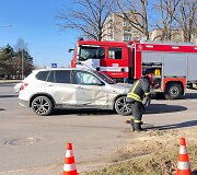 Kėdainiuose susidūrė BMW ir &bdquo;Audi&ldquo;