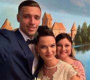 Gintarės Jaro&scaron;aitės ir Edgaro Žarskio vestuvių akimirka