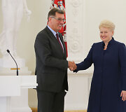 Dalia Grybauskaitė ir Algirdas Butkevičius