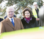 &Scaron;vedijos karalius Carlas XVI Gustafas ir karalienė Silvia