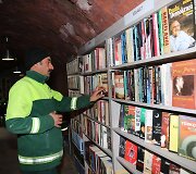 Turkijos &scaron;iukliavežiai atidarė i&scaron;mestų knygų biblioteką
