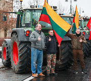 Ūkininkai palieka sostinę