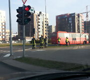 Vilniuje autobusas pervažiavo dviratininkę.