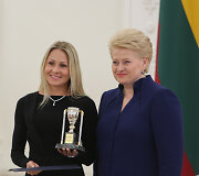 Dalia Grybauskaitė ir Laura Asadauskaitė
