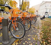 Oranžiniai dviračiai Vilniaus gatvėmis važinės dar kelias dienas