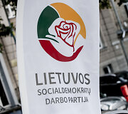 Lietuvos socialdemokratų darbo partijos  būstinės atidarymas