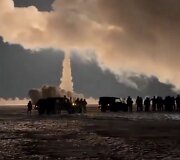 Užfiksavo, kaip paleidžiama &bdquo;Flamingo&ldquo; raketa