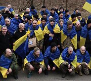 Ukraina susigrąžino kovotojus i&scaron; Rusijos nelaisvės