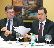 Algirdas Butkevičius ir Valdemaras Toma&scaron;evskis