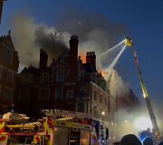 Didelis gaisras nusiaubė prabangų Londono vie&scaron;butį