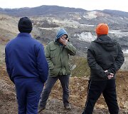 Žemės nuo&scaron;liauža Bosnijos anglies kasykloje