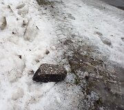 Prakirstos padangos kelyje Vilnius-Utena